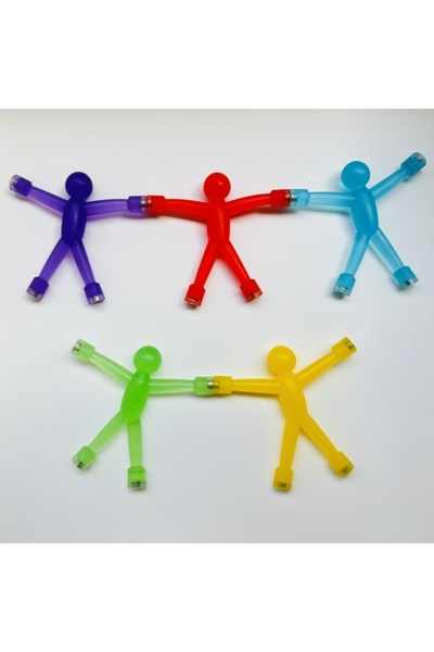 Choice1 مجموعة من 5 قطع مغناطيسية شفافة للثلاجة، ألعاب مغناطيسية للسفر للأطفا...