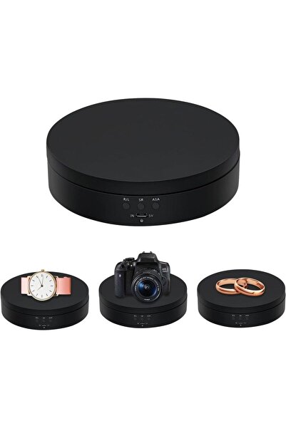 Choice1 حامل عرض دوار 360 درجة من ماكبازل باللون الأسود، منصة دوارة بمحرك 5.4...