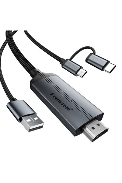 Choice محول LD36 من Lemorele، من USB-C إلى HDMI، محول فيديو رقمي بدقة 1080 بك...