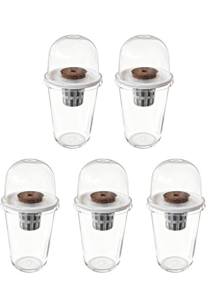 Choice ٥ قطع من أوعية الزراعة، مجموعات إنبات النباتات، أوعية بلاستيكية شفافة ...