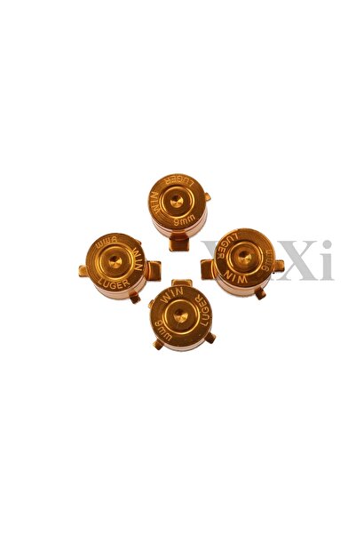 choice2 غطاء عصا التحكم التناظرية من الألومنيوم لجهاز PS5/PS4، ذهبي اللون، قط...