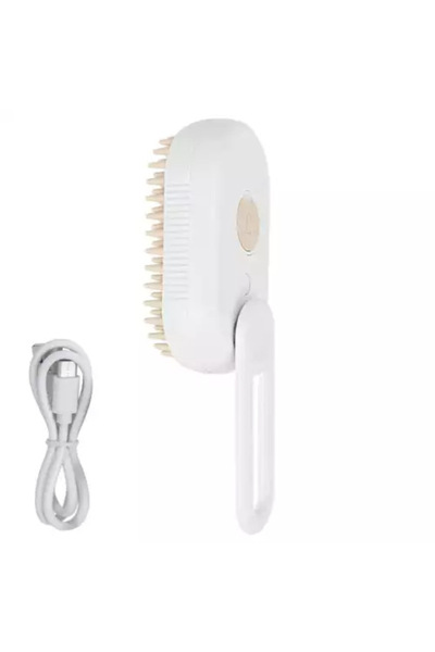 Choice1 WHITE Cat Dog Pet Cleaning Massage Spray Comb, Pet Undercoat Hair Rem...