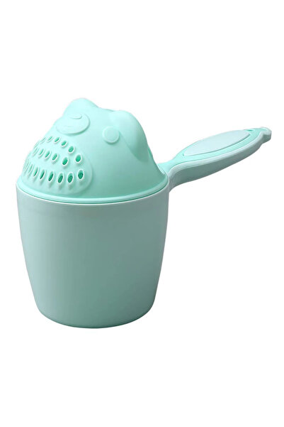 Choice كوب استحمام أخضر اللون بتصميم دب كرتوني للأطفال حديثي الولادة، كوب شام...