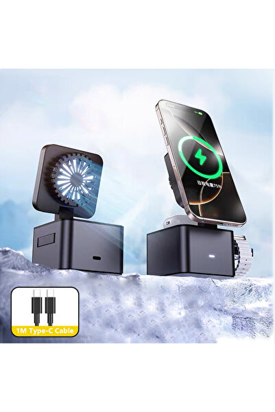 Choice حامل تبريد لاسلكي ماج سيف من فيكيفون بلاك آيس لأجهزة آيفون 16~12 برو م...