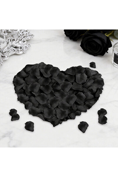 Choice1 بتلات ورد سوداء صناعية، 2000 قطعة من بتلات الورد الصناعية لحفلات الزف...