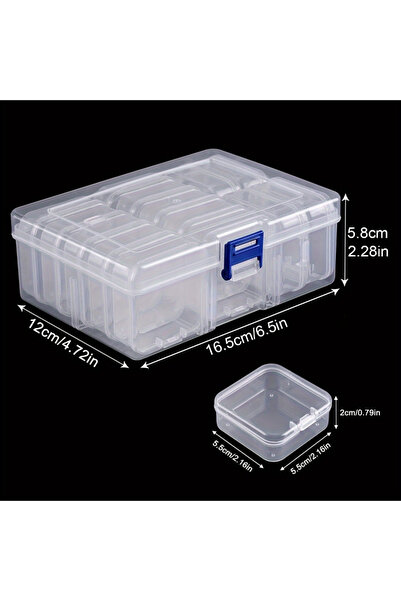 Choice مجموعة من 15 قطعة من صناديق التخزين البلاستيكية متعددة الاستخدامات الم...