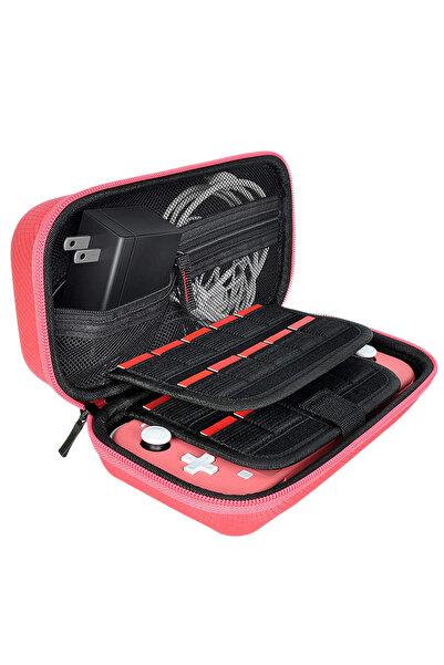 choice2 ALLOYSEED Red Travel Protection Suitcase Nylon EVA Hard Carrying Stor...