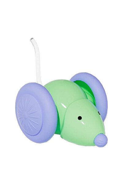 Choice سيارة فأر كهربائية خضراء من MWJ، ألعاب حيوانات أليفة تفاعلية للقطط، قا...