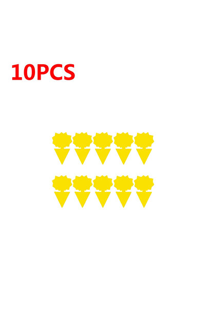 Choice6 sunflowers 10pcs 50-10Pcs Sticky Traps Fruit Fly Trap Yellow Sticky B...