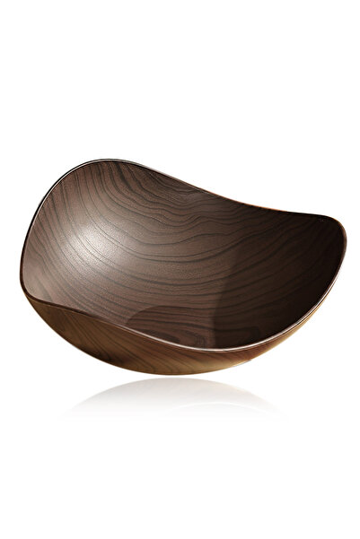Choice3 قطعة واحدة، لون بني داكن، 1/2/4 قطع، طبق فواكه بتصميم مبتكر يحاكي حبي...