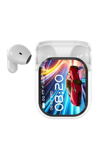 Choice1 سماعة أذن بلوتوث NE20 بيضاء اللون من HTC، شاشة ذكية، جودة صوت عالية ا...