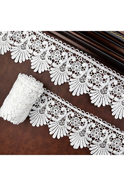choice2 1 Yard - 36 Inches WHITE 15 Yards of Hollow-Out Baroque Vintage Exqui...