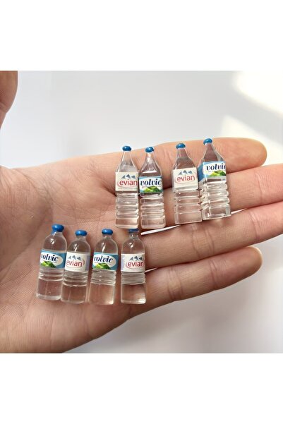 Choice 8 قطع من ملصقات زجاجات المياه الصغيرة المصنوعة من الراتنج للثلاجة، مغن...