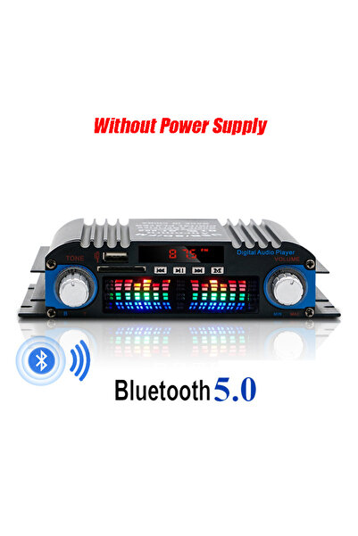 Choice Without Power Supply HiFi Sound Amplifier 4 Channel Digital Audio Blue...