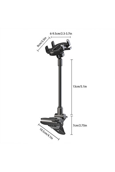 Choice حامل رأس جيتار أسود للبث المباشر وتسجيل الفيديوهات التعليمية، متوافق م...