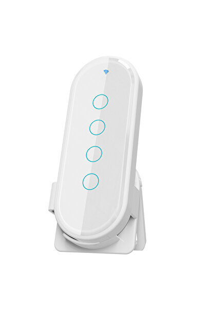 Choice جهاز تحكم عن بعد أبيض بتردد 433 ميجاهرتز لأجهزة المنزل الذكي، 4 أزرار،...