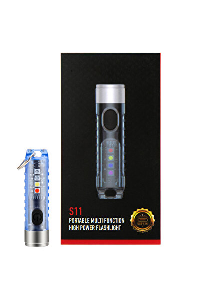 Choice3 Y41-BLUE ESMARTER Key Chain Light LED Outdoor Camping Small Flashligh...