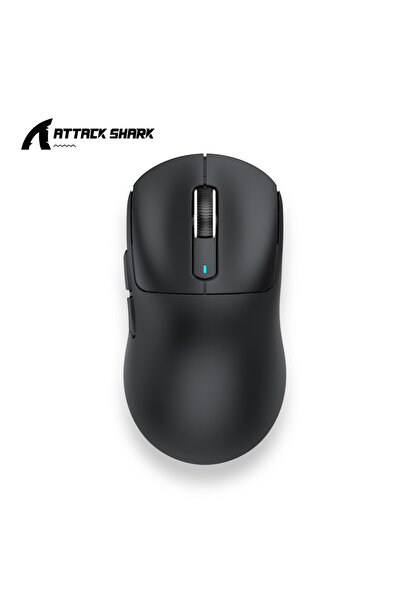 Choice ماوس بلوتوث أسود من ATTACK SHARK X3 PAW3395، اتصال ثلاثي الأوضاع بتردد...
