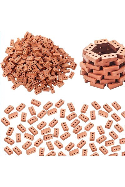 Choice ١٠٠ قطعة من الطوب المصغر بثلاثة ثقوب، ٢٠٠/٥٠ قطعة - طوب مصغر يمكنك صنع...