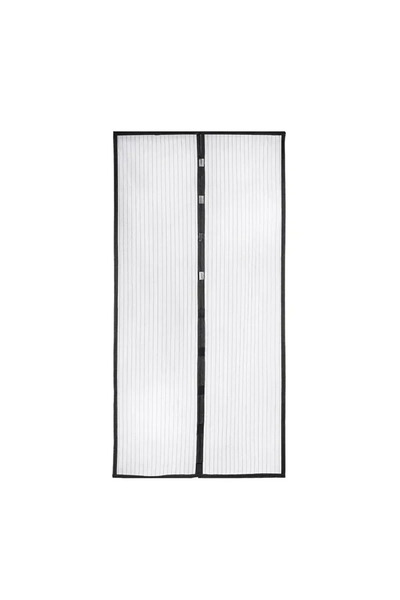 Choice3 ناموسية مغناطيسية سوداء مقاس 80×210 سم، ستائر أبواب ونوافذ بإغلاق تلق...