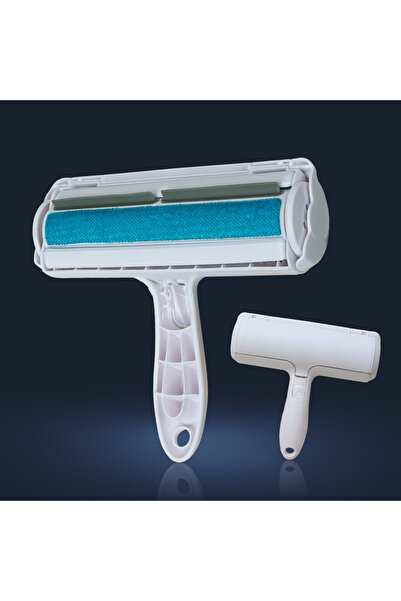 Choice1 بكرة إزالة شعر الحيوانات الأليفة تعمل بيد واحدة باللون الأزرق لإزالة ...