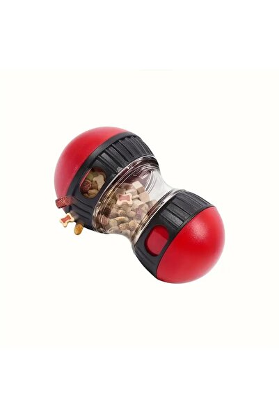 Choice1 Red Interactive dog snack dispenser toy, suitable for all types of sl...