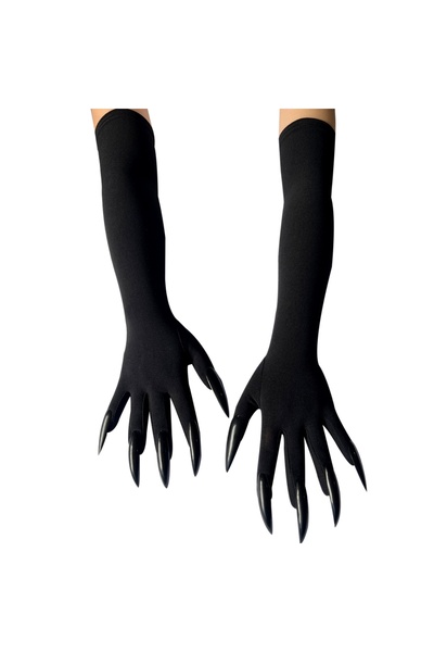 Choice1 Black 1 Pair of Halloween Nails Witch Gloves Halloween Ghost Festival...