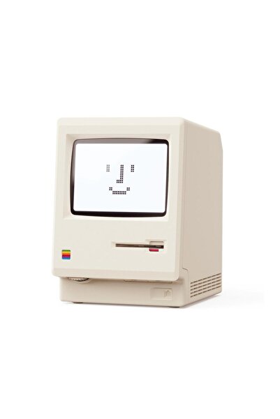 Choice لوحة مفاتيح كمبيوتر إبداعية بتصميم كلاسيكي، لون بيج، مزودة بساعة منبه،...