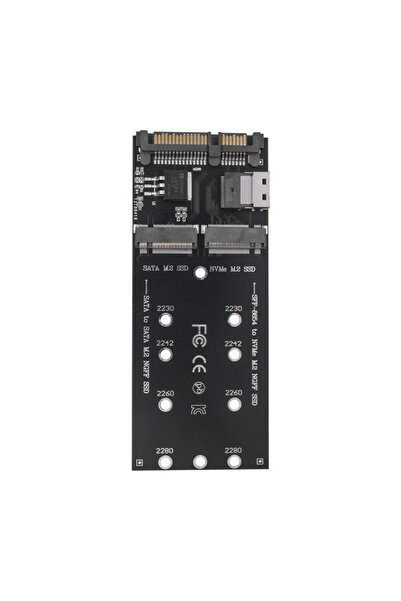 Choice محول M.2 إلى SATA SFF-8654 إلى M2 NVME SSD ذو 22 سنًا، محول بطاقة توسع...