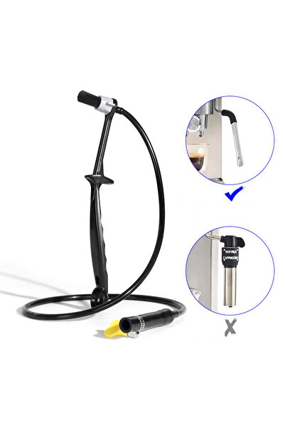 Choice فرشاة تنظيف ماكينة القهوة بالبخار من ألويت بلاك، فرشاة تنظيف ماكينة ال...