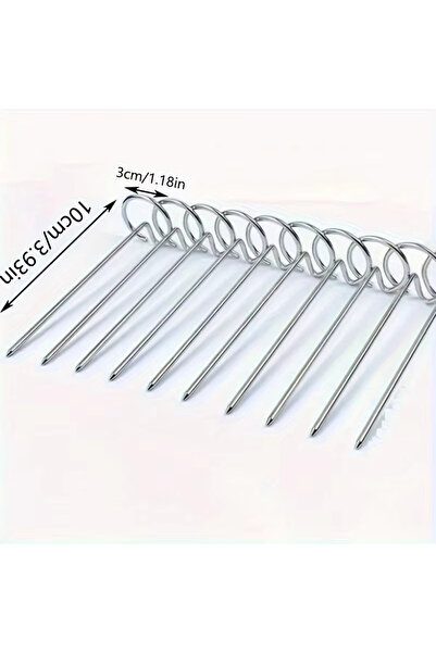 Choice 10pcs Air Fryer Oven Vertical Grill Skewer Grill Universal Accessories...