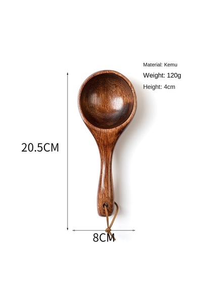 Choice1 Old paint Creative Japanese Style Household Whole Wood Long Handle Dr...