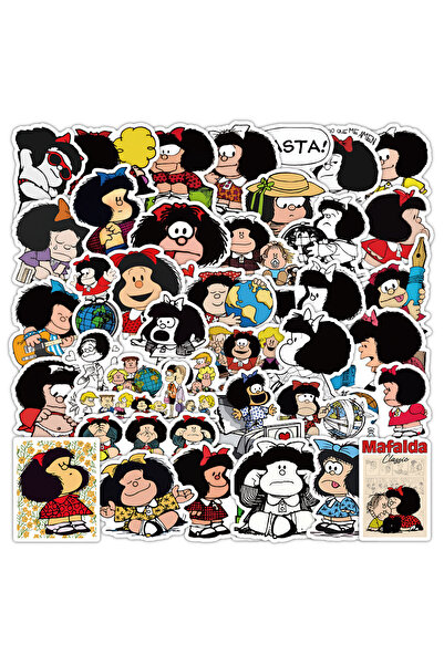 Choice Multicolor 50PCS Mafalda Carto Sticker DIY Phone Laptop Luggage Skateb...