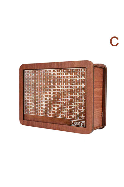 Choice3 C3000 capacity Money Box Piggy Bank Wood Money Bank, Reusable Money B...