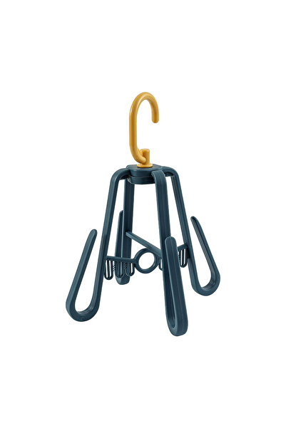 Choice Blue Multifunctional Rotating Shoe Rack Plastic Hanging Shoe Organizer...