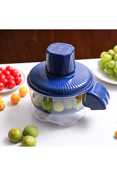 Choice Blue Automatic Electric Grape Peeler Machine - Hands-Free Skin Remover...