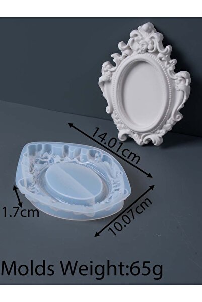 Choice 002 Creative Embossed Lace Plate Silicone Mold DIY Vintage Design Jewe...