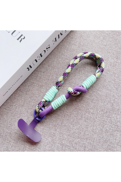 Choice1 حبل معصم بسيط من بوليستر /النايلون، بنفسجي، قطعة واحدة، مقاوم للكسر، ...