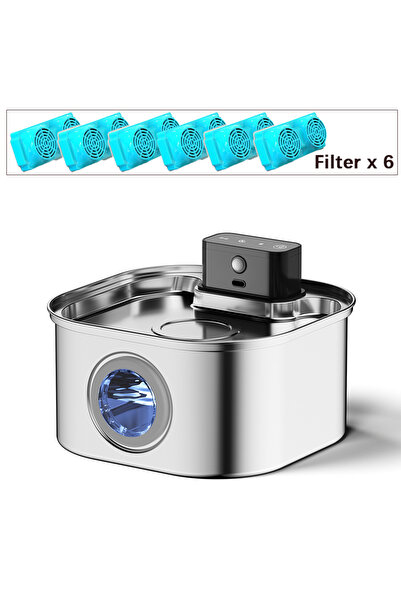 Choice1 3.2L 1set-6filter Wireless Charging Automatic Water Fountain 3.2L Int...