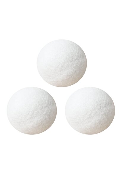 Choice 3 كرات تجفيف صوف قابلة لإعادة الاستخدام، قطر 7 سم، لتنعيم الملابس، كرا...