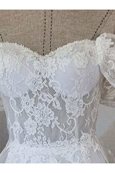 bride in love Fransız dantelli gelinlik,nikah elbisesi, gelinlik
