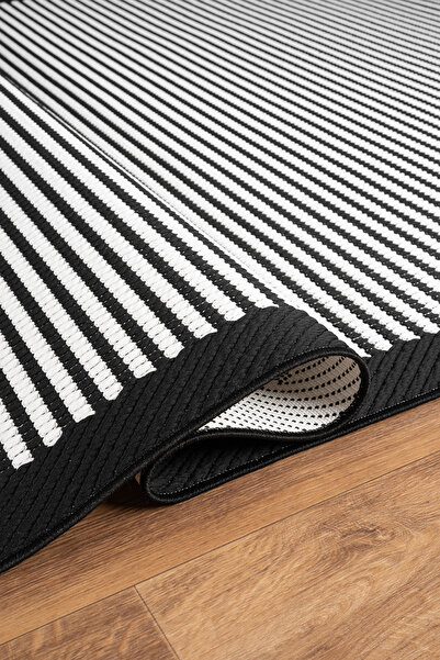 HÜNKAR HALI Roma Dokuma %100 Polyester Sisal Bordürlü, Kaymaz Tabanlı ve Kola...
