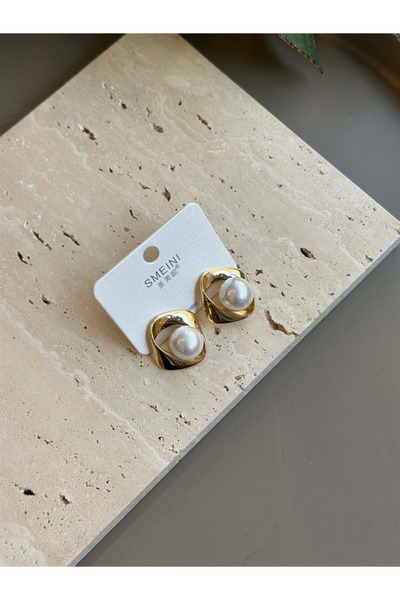 Mestore Jewelled Earrings - White