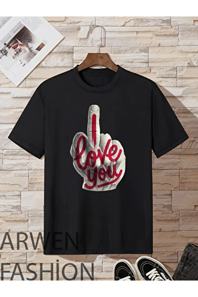 LELVANİ I Love You El Printed Tshirt