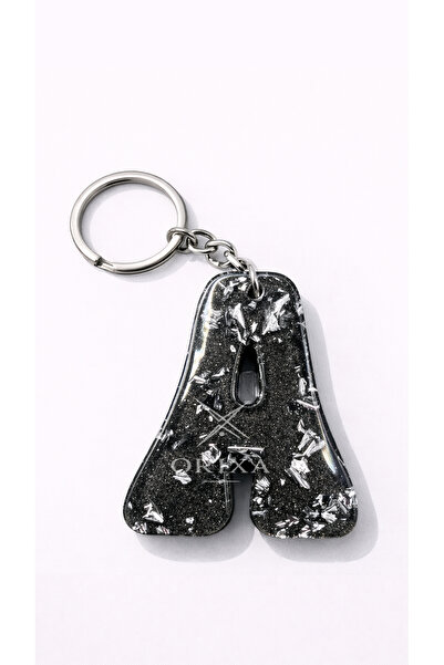 orixa Letter a Keychain - Bag Charm (Silver)