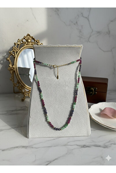 Zihintaşı Atölyesi Zihintaşı Özel Parça Zümrüt & Yakut & Safir Doğal Taş El Y...