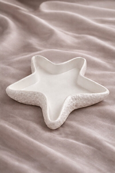 YİĞİTER Yıldız Formlu Dekoratif Takı Tabağı – El Yapımı Taş Tozu Organizer & ...