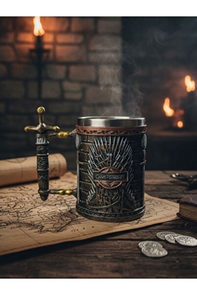 MINDA Game of Thrones Kupa Bardak Fıçı Temalı Paslanmaz Çelik