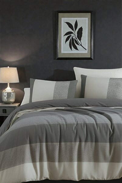 Rimo Home ÇARŞAFI LASTİKLİ ÇİFT KİŞİLİK NEVRESİM TAKIMI