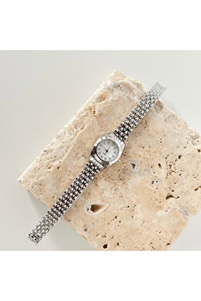Vesce Atelier Ori Silver Watch White